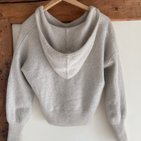 Madewell Allendale Cashmere Hoodie Sweater - Picture 4 of 11